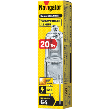 Купить Лампа гал. 94 210 JC 20Вт clear G4 12В Navigator