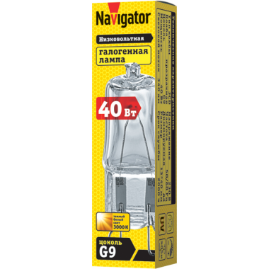 Купить Лампа гал. 94 215 JCD9 40Вт clear G9 230В Navigator